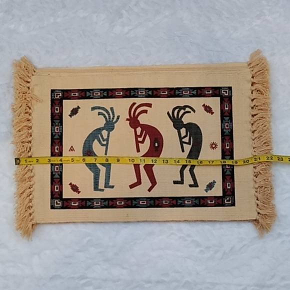 3/$15 Set of 6 Aztec Mayan Dancer Placemats - Picture 3 of 7